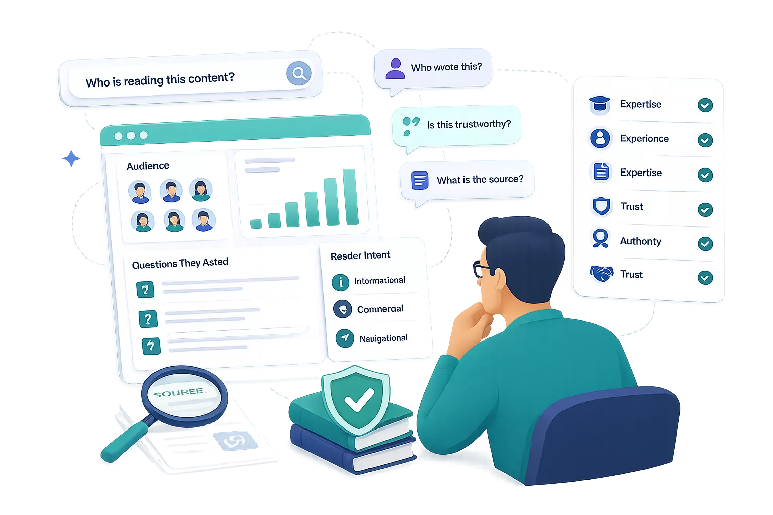Customer signals - questions, searches, comparisons and behaviour - gathered into one intelligence layer